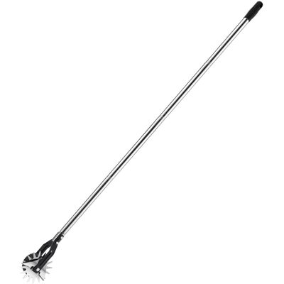 ALVIOR Coupe-bordure Rotatif - Roue Guidage Intégrée - Poignée Réglable En 4 Sections - Acier Manganèse + Inox - 171 Cm - Pour Trottoirs Pelouses Parterres - Publicité ALVIOR Coupe-bordure Rotatif - Roue Guidage Intégrée - Poignée Réglable En 4 Sections - Acier Manganèse + Inox - 171 Cm - Pour Trottoirs Pelouses Parterres - Publicité
