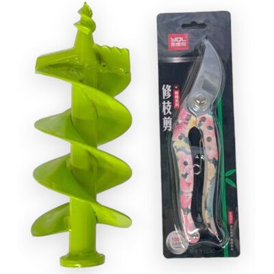 OEM Ensemble De Tarière Et De Cisaille À Jardin - Publicité OEM Ensemble De Tarière Et De Cisaille À Jardin - Publicité