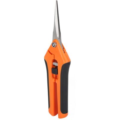 WEYTOLL Cisailles De Jardin À Ressort, Verrouillage Latéral, À Poussée Automatique, En Acier Inoxydable, Orange - Publicité WEYTOLL Cisailles De Jardin À Ressort, Verrouillage Latéral, À Poussée Automatique, En Acier Inoxydable, Orange - Publicité