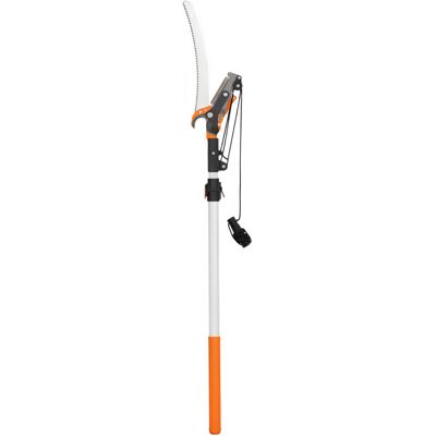 OEM Scie À Branches 2 En 1 Avec Sécateur Intégré, Scie D'Élagage Avec Manche Télescopique 135/172/199 Cm Pour Les Branches Hautes, Orange - Publicité OEM Scie À Branches 2 En 1 Avec Sécateur Intégré, Scie D'Élagage Avec Manche Télescopique 135/172/199 Cm Pour Les Branches Hautes, Orange - Publicité