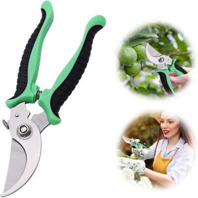 MOXIE Sécateur,ciseaux De Jardin,sécateurs,coupe-branches,outillage De Jardin,sécateur De Jardin,pour Couper Rapidement Les Fleurs,les Arbustes Et Les Branches - Publicité MOXIE Sécateur,ciseaux De Jardin,sécateurs,coupe-branches,outillage De Jardin,sécateur De Jardin,pour Couper Rapidement Les Fleurs,les Arbustes Et Les Branches - Publicité