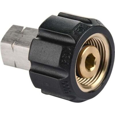 OEM Adaptateur De Nettoyeur Haute Pression, Femelle Métrique M22 À 1/4 Pouce Femelle Npt Raccord, 5000 Psi - Publicité OEM Adaptateur De Nettoyeur Haute Pression, Femelle Métrique M22 À 1/4 Pouce Femelle Npt Raccord, 5000 Psi - Publicité