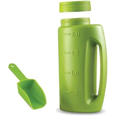 YOTOWN Pandeur Sel Engrais – Bouteille Cruche Arrosage Réglable – Tenu Main Avec Pelle - Publicité YOTOWN Pandeur Sel Engrais – Bouteille Cruche Arrosage Réglable – Tenu Main Avec Pelle - Publicité