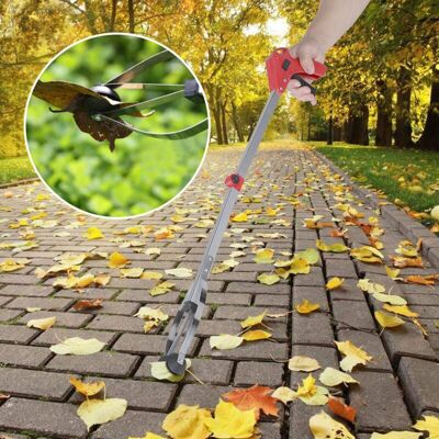 PELTOR Outil De Ramassage De Déchets Pliable, Bâton De Ramassage De Poubelle Léger, Pince À Griffes Pour Ramasseur De Déchets De Feuilles De Jardin Et Personnes Âgées (poignée Rouge) - Publicité PELTOR Outil De Ramassage De Déchets Pliable, Bâton De Ramassage De Poubelle Léger, Pince À Griffes Pour Ramasseur De Déchets De Feuilles De Jardin Et Personnes Âgées (poignée Rouge) - Publicité