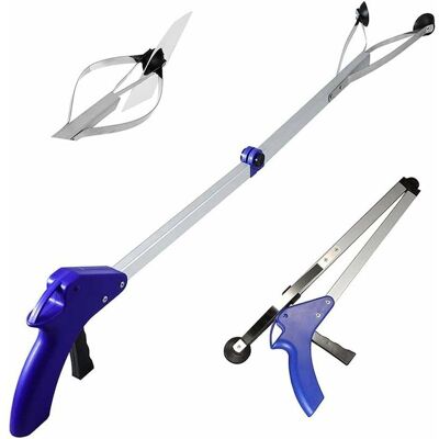 SANS MARQUE Pince De Préhension Pliable Outils De Ramassage Pince Ramasse Dechets 83 Cm Pince En Aluminium Pour Prise De La Corbeille, Ramassage Des Déchets, Déchets De Jardin - Publicité SANS MARQUE Pince De Préhension Pliable Outils De Ramassage Pince Ramasse Dechets 83 Cm Pince En Aluminium Pour Prise De La Corbeille, Ramassage Des Déchets, Déchets De Jardin - Publicité