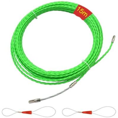 Barkbusterstire Fils Electrique Aiguille Nylon Avec Tête Flexible De Guidage 15m,electricien Tire Fil Aiguille Passe Cable,câble De Fil Électrique Tirant,diamètre 4 Mm(vert) - Publicité Barkbusterstire Fils Electrique Aiguille Nylon Avec Tête Flexible De Guidage 15m,electricien Tire Fil Aiguille Passe Cable,câble De Fil Électrique Tirant,diamètre 4 Mm(vert) - Publicité