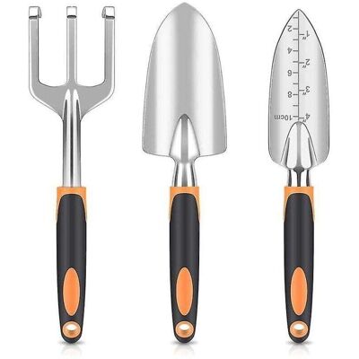 FANGMEDIA Ensemble D'Outils De Jardin, Outils En Alliage D'Aluminium Robustes Et Légers Avec Poignée Non Ergonomique, Garde - Publicité FANGMEDIA Ensemble D'Outils De Jardin, Outils En Alliage D'Aluminium Robustes Et Légers Avec Poignée Non Ergonomique, Garde - Publicité