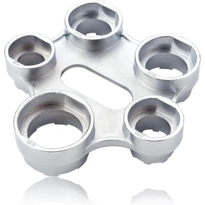 OEM 10 Tailles De Clé À Barboteuse Pour Robinet,clé De Montage Pour Aérateur, Aérateur Buse Mélangeuse Aérateur,chromée Clé De Mousseur Robinet M24,outil Polyvalent Pour L'Ajustement Du Débit D'Eau - Publicité OEM 10 Tailles De Clé À Barboteuse Pour Robinet,clé De Montage Pour Aérateur, Aérateur Buse Mélangeuse Aérateur,chromée Clé De Mousseur Robinet M24,outil Polyvalent Pour L'Ajustement Du Débit D'Eau - Publicité