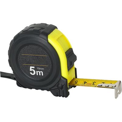 WEYTOLL Mètre Ruban De 5 Mètres En Acier Au Carbone Épais, Rétractable, Avec Boucle, Échelles Métriques Et Impériales - Publicité WEYTOLL Mètre Ruban De 5 Mètres En Acier Au Carbone Épais, Rétractable, Avec Boucle, Échelles Métriques Et Impériales - Publicité