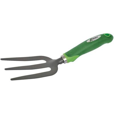 Fourche À Fleurs 3 Dents - Poignée Bi-mat. - Outil De Jardinage Pratique - Idéale Pour Aérer Le Sol - D-work - Publicité Fourche À Fleurs 3 Dents - Poignée Bi-mat. - Outil De Jardinage Pratique - Idéale Pour Aérer Le Sol - D-work - Publicité