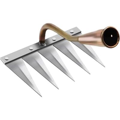 OEM Creuse En Acier Trempé, Jardin Portable, Désherbage, Jardinage, Outil De Désherbage, Râteau De Désherbage Pour De, Cuivre À 5 Dents - Publicité OEM Creuse En Acier Trempé, Jardin Portable, Désherbage, Jardinage, Outil De Désherbage, Râteau De Désherbage Pour De, Cuivre À 5 Dents - Publicité