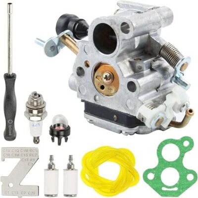 ABYSSE Carburateur Pour Husqvarna 435 435e 440 440e Pour Jonsered Cs2240 Cs2240s Cs410 Tronçonneuse, Remplace C1t-el41 C1t-el41a 506450501, Avec Conduite De Carburant Pour Bougie D'Allumage - Publicité ABYSSE Carburateur Pour Husqvarna 435 435e 440 440e Pour Jonsered Cs2240 Cs2240s Cs410 Tronçonneuse, Remplace C1t-el41 C1t-el41a 506450501, Avec Conduite De Carburant Pour Bougie D'Allumage - Publicité