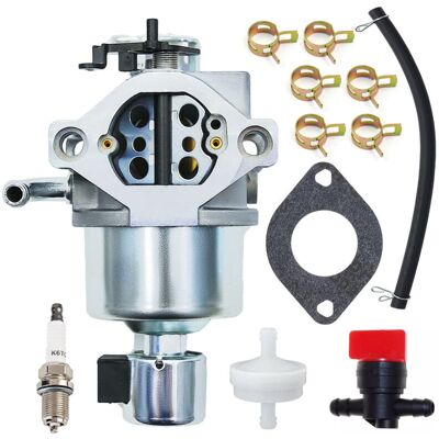 OEM Carburateur 594593 594605 Pour Tondeuse À Gazon 796109 792768 594591 17,5 Hp Avec Joint, Bougie D'Allumage Et Kit De Tuyau D'Huile - Publicité OEM Carburateur 594593 594605 Pour Tondeuse À Gazon 796109 792768 594591 17,5 Hp Avec Joint, Bougie D'Allumage Et Kit De Tuyau D'Huile - Publicité
