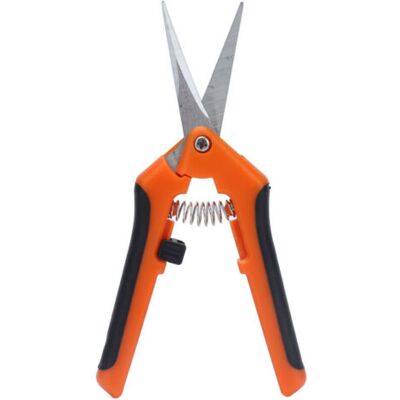 OEM Ciseaux De Jardin 6,5 Pouces À Ressort Réducteur De Fatigue, Poignée Confortable Et Sécurisée, Coupe-bordures Orange - Publicité OEM Ciseaux De Jardin 6,5 Pouces À Ressort Réducteur De Fatigue, Poignée Confortable Et Sécurisée, Coupe-bordures Orange - Publicité