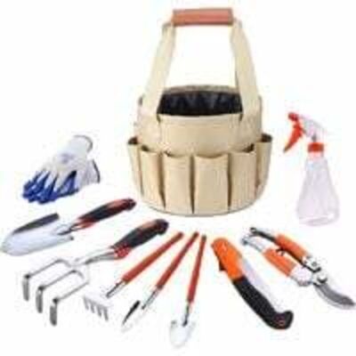 BRINSEA Ensemble D'Outils De Jardin, Trousse Cadeau D'Outils À Main, Transplantation De Jardinage En Plein Air Pour Jardinier, Avec Sac De Rangement Robuste Pour Le Stockage - Publicité BRINSEA Ensemble D'Outils De Jardin, Trousse Cadeau D'Outils À Main, Transplantation De Jardinage En Plein Air Pour Jardinier, Avec Sac De Rangement Robuste Pour Le Stockage - Publicité