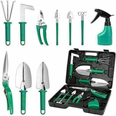 BRINSEA Outils De Jardinage En Acier Inoxydable À Dix Pièces Avec Étui De Transport-ensoleillé - Publicité BRINSEA Outils De Jardinage En Acier Inoxydable À Dix Pièces Avec Étui De Transport-ensoleillé - Publicité