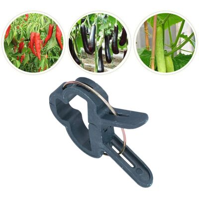 Melissa 100pcs Clip De Support De Plante Pince De Fixation De Jardin Pince De Fixation De Jardin Outils De Greffage Pour Serres,s - Publicité Melissa 100pcs Clip De Support De Plante Pince De Fixation De Jardin Pince De Fixation De Jardin Outils De Greffage Pour Serres,s - Publicité