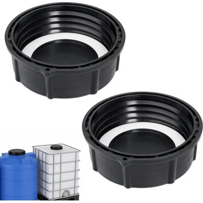 AIAILIKILL 2pcs Bouchon Cuve S100x8 100mm Pour Ibc 1000l, Couvercle Dn80 Réservoir Aquarium, Vanne De Fût, Arrosage Du Jardin Adaptateurs Robinet Outils (s100x8 2pcs) - S100x8 - Publicité AIAILIKILL 2pcs Bouchon Cuve S100x8 100mm Pour Ibc 1000l, Couvercle Dn80 Réservoir Aquarium, Vanne De Fût, Arrosage Du Jardin Adaptateurs Robinet Outils (s100x8 2pcs) - S100x8 - Publicité