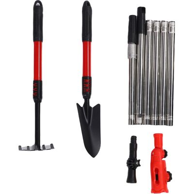 MOXIE Outils De Nettoyage De Gouttières Multi-angles, Râteau Et Pelle Nettoyeurs De Gouttières Avec Rallonges, Outil De Ramassage De Feuilles Haute Efficacité - Publicité MOXIE Outils De Nettoyage De Gouttières Multi-angles, Râteau Et Pelle Nettoyeurs De Gouttières Avec Rallonges, Outil De Ramassage De Feuilles Haute Efficacité - Publicité