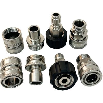 Melissa Nettoyeur Haute Pression Accessoires, 8pcs Connecteur Rapide Tuyau À Haute Pression Kit,connecte Canon Lance Et Tuyau Métrique,raccord M22-14mm,m22 3/8" Connexion Rapide 3/4" Déconnexion - Publicité Melissa Nettoyeur Haute Pression Accessoires, 8pcs Connecteur Rapide Tuyau À Haute Pression Kit,connecte Canon Lance Et Tuyau Métrique,raccord M22-14mm,m22 3/8" Connexion Rapide 3/4" Déconnexion - Publicité