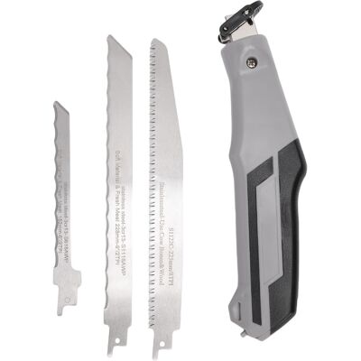 NANNIGR Mini Ensemble De Scie Alternative, Dents De Précision À Dégagement Rapide, Poignée Antidérapante Autobloquante, Kit Manuel À 3 Lames Pour Les Projets De Menuiserie - Publicité NANNIGR Mini Ensemble De Scie Alternative, Dents De Précision À Dégagement Rapide, Poignée Antidérapante Autobloquante, Kit Manuel À 3 Lames Pour Les Projets De Menuiserie - Publicité
