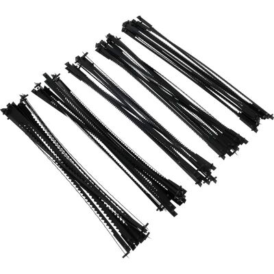 Vision Lot De 60 Lames De Scie À Chantourner De 133 Mm, Avec 10, 15, 18, 21 Et 24 Dents Par Pouce. Lames Durables En Acier Au Carbone, Idéales Pour La Découpe Du Bois, Du Plastique Et Du Métal. Publicité Vision Lot De 60 Lames De Scie À Chantourner De 133 Mm, Avec 10, 15, 18, 21 Et 24 Dents Par Pouce. Lames Durables En Acier Au Carbone, Idéales Pour La Découpe Du Bois, Du Plastique Et Du Métal. Publicité