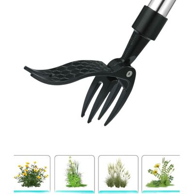 Scotch Désherbeur Debout, Extracteur De Mauvaises Herbes, Outil De Désherbage En Acier De Désherbage Manuel À Griffes Twister, Long Manche Avec 4 Griffes, Racines Outil De Jardinage Pour Jardin Pelouse - Publicité Scotch Désherbeur Debout, Extracteur De Mauvaises Herbes, Outil De Désherbage En Acier De Désherbage Manuel À Griffes Twister, Long Manche Avec 4 Griffes, Racines Outil De Jardinage Pour Jardin Pelouse - Publicité