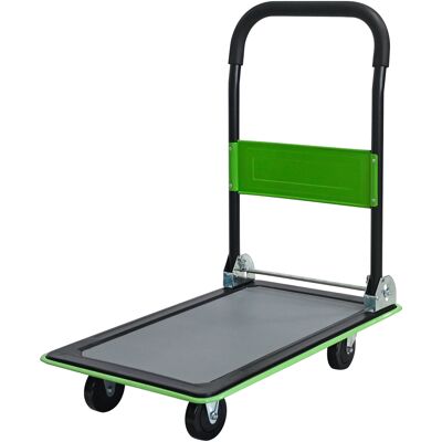 OEM Chariot À Plateau, Diable De Manutention Avec Une Capacité De Charge De 150 Kg, Roues Pivotantes À 360°, Chariot Pliable Pour Le Chargement Et Le Stockage, Vert Entrepôt - Publicité OEM Chariot À Plateau, Diable De Manutention Avec Une Capacité De Charge De 150 Kg, Roues Pivotantes À 360°, Chariot Pliable Pour Le Chargement Et Le Stockage, Vert Entrepôt - Publicité
