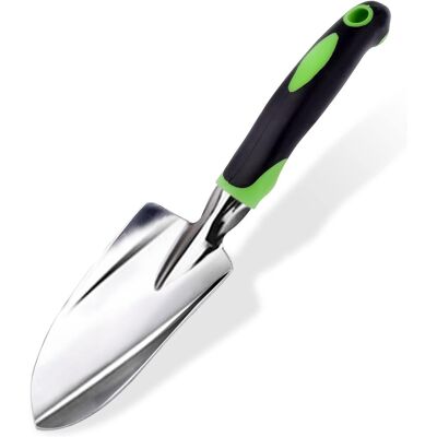 GRASSLIN 1 - Truelle De Jardin - Pelle Jardinage - Poignée Ergonomique Antidérapante - Pour Plantation Et Désherbage - Vert - 30x7,5cm - Publicité GRASSLIN 1 - Truelle De Jardin - Pelle Jardinage - Poignée Ergonomique Antidérapante - Pour Plantation Et Désherbage - Vert - 30x7,5cm - Publicité