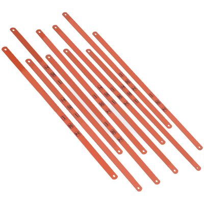 LBVIE Lot De 10 Lames De Scie À Métaux De 30 Cm (12 Pouces) À 24 Dents, En Acier Rapide Haute Résistance, Pour Le Travail Du Métal, Du Bois Et Du Plastique. Publicité LBVIE Lot De 10 Lames De Scie À Métaux De 30 Cm (12 Pouces) À 24 Dents, En Acier Rapide Haute Résistance, Pour Le Travail Du Métal, Du Bois Et Du Plastique. Publicité