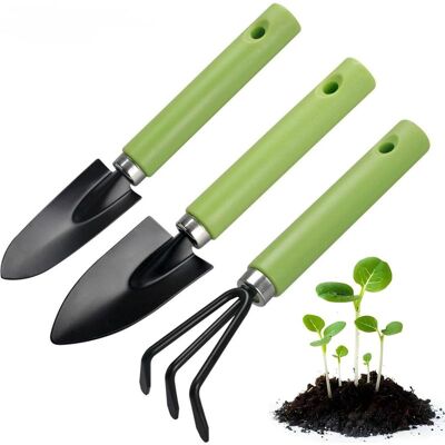 Vision Petit Ensemble D'Outils De Jardin, Ensemble De Trois Outils Avec Manche En Plastique, Pelle Pour Bonsaï, Léger Et Durable, Parfait Pour Les Plantes Succulentes - Publicité Vision Petit Ensemble D'Outils De Jardin, Ensemble De Trois Outils Avec Manche En Plastique, Pelle Pour Bonsaï, Léger Et Durable, Parfait Pour Les Plantes Succulentes - Publicité