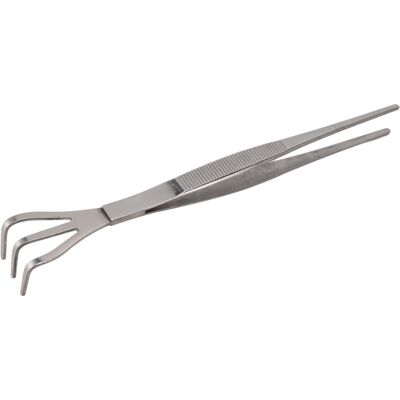 MCKENSA Râteau À Racines Avec Pince À Épiler, 3 Dents, En Acier Inoxydable, Pour Ameublir La Terre, Outil Pour Bonsaï Avec Manche Ergonomique Droit - Publicité MCKENSA Râteau À Racines Avec Pince À Épiler, 3 Dents, En Acier Inoxydable, Pour Ameublir La Terre, Outil Pour Bonsaï Avec Manche Ergonomique Droit - Publicité