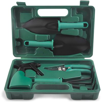 FOGSHIELD Outils De Jardin Ensemble De 5 Pièces Outils De Jardinage En Pot Combinaison Arrangement De Fleurs Élagage Bonsaï Fleur Ciseaux Outil - Publicité FOGSHIELD Outils De Jardin Ensemble De 5 Pièces Outils De Jardinage En Pot Combinaison Arrangement De Fleurs Élagage Bonsaï Fleur Ciseaux Outil - Publicité