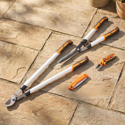 OEM Outsunny Ensemble De 4 Cisailles De Jardin - Taille-haies, Ébrancheurs, Sécateurs & Scie Pliable, Poignée En Aluminium - Publicité OEM Outsunny Ensemble De 4 Cisailles De Jardin - Taille-haies, Ébrancheurs, Sécateurs & Scie Pliable, Poignée En Aluminium - Publicité