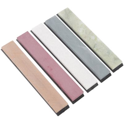 MCKENSA Lot De 5 Pierres À Aiguiser Pour Couteaux, Grains 1000, 3000, 5000, 8000 Et 10000, Pour Une Utilisation Domestique En Cuisine. Publicité MCKENSA Lot De 5 Pierres À Aiguiser Pour Couteaux, Grains 1000, 3000, 5000, 8000 Et 10000, Pour Une Utilisation Domestique En Cuisine. Publicité
