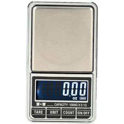 MIXHOME Mini Balance Numérique Professionnelle Pour Bijoux, Balance Électronique De Poche, Balance De Précision 1000 G × 0,1 G – Vert Foncé - Publicité MIXHOME Mini Balance Numérique Professionnelle Pour Bijoux, Balance Électronique De Poche, Balance De Précision 1000 G × 0,1 G – Vert Foncé - Publicité