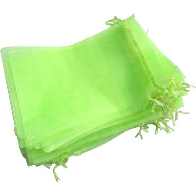 S-GIANT Lot 100 Sacs Protection Raisins – Organza Respirant – Cordon Serrage – 30x20 Cm – Anti-frelons / Oiseaux – Fruit Vert - Publicité S-GIANT Lot 100 Sacs Protection Raisins – Organza Respirant – Cordon Serrage – 30x20 Cm – Anti-frelons / Oiseaux – Fruit Vert - Publicité