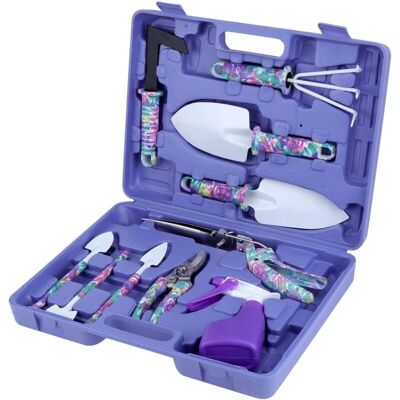 Vision Ensemble Outils De Jardin, Cadeau Fête Des Mères Maman En Aluminium 10 Pièces Avec Sac, Pelle De Jardin Pour Hommes Femmes (mauve) - Publicité Vision Ensemble Outils De Jardin, Cadeau Fête Des Mères Maman En Aluminium 10 Pièces Avec Sac, Pelle De Jardin Pour Hommes Femmes (mauve) - Publicité