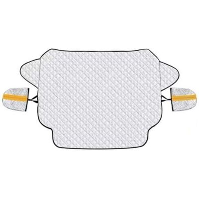 ABYSSE Car Windshield Cover Magnetic Car Windshield Cover - Winter Protection Protects Against Wind Snow Dust Frost Sun - With Magne - Publicité ABYSSE Car Windshield Cover Magnetic Car Windshield Cover - Winter Protection Protects Against Wind Snow Dust Frost Sun - With Magne - Publicité