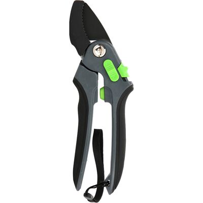 LBVIE Ciseaux De Jardin Multifonctions Antidérapants Pour La Taille Et L'Élagage Des Branches D'Arbres (noir) - Publicité LBVIE Ciseaux De Jardin Multifonctions Antidérapants Pour La Taille Et L'Élagage Des Branches D'Arbres (noir) - Publicité