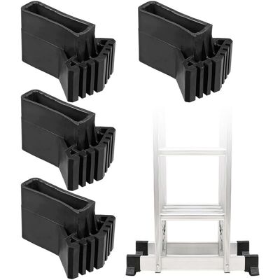 ULISEM Patins Antidérapants Pour Échelle – Lot De 4 Pieds En Caoutchouc Noir Universels, Compatibles Avec Tous Escabeaux Et Échelles - Publicité ULISEM Patins Antidérapants Pour Échelle – Lot De 4 Pieds En Caoutchouc Noir Universels, Compatibles Avec Tous Escabeaux Et Échelles - Publicité
