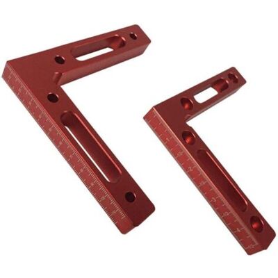 ABYSSE 2pcs Règle De Positionnement À 90 Degrés Règle De Positionnement Rectangulaire Règle En Alliage D'Aluminium Pour Travail Du Bois Règle Carrée À Angle Droit,rouge ,120120mm - Publicité ABYSSE 2pcs Règle De Positionnement À 90 Degrés Règle De Positionnement Rectangulaire Règle En Alliage D'Aluminium Pour Travail Du Bois Règle Carrée À Angle Droit,rouge ,120120mm - Publicité