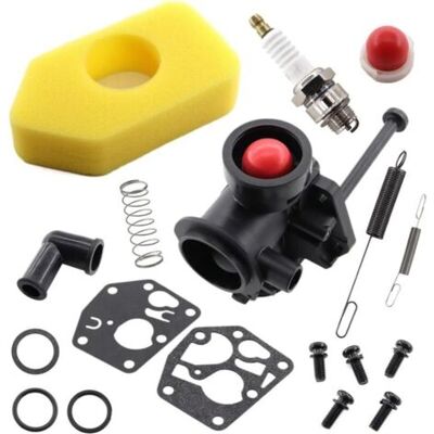 ABYSSE Carburateur Avec Filtre À Air Pour Moteurs Briggs & Stratton 498809 498809a 497619 494406 Sprint Classic Quattro Q45 400 450 550 - Publicité ABYSSE Carburateur Avec Filtre À Air Pour Moteurs Briggs & Stratton 498809 498809a 497619 494406 Sprint Classic Quattro Q45 400 450 550 - Publicité