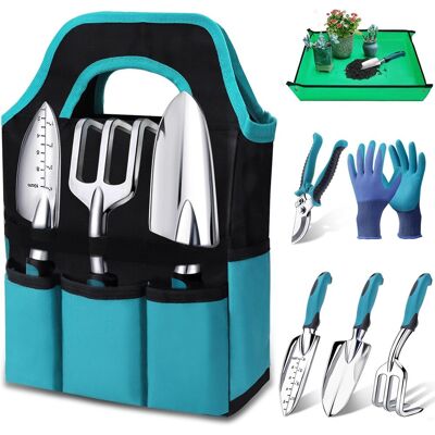 Generic Kit À Outils De Jardinage, 7 Pièces Outil Jardinage, Ensemble Cadeau De Jardin Résistant À La Rouille Avec Un Fourre-tout De Rangement Durable,durable - Publicité Generic Kit À Outils De Jardinage, 7 Pièces Outil Jardinage, Ensemble Cadeau De Jardin Résistant À La Rouille Avec Un Fourre-tout De Rangement Durable,durable - Publicité