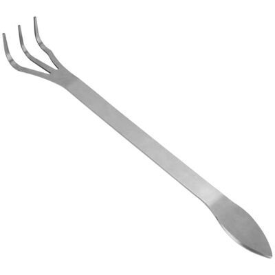 Vision Outil Pour Bonsaï, Râteau À Racines À Trois Dents En Acier Inoxydable, Utilisé Pour Le Jardinage Des Bonsaïs. Publicité Vision Outil Pour Bonsaï, Râteau À Racines À Trois Dents En Acier Inoxydable, Utilisé Pour Le Jardinage Des Bonsaïs. Publicité