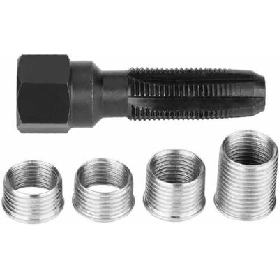 SCORPIO Kit De Réparation De Filetage De Bougie D'Allumage 14 Mm – 5 Pièces – Acier Au Carbone Trempé – Installation Facile Pour Prolonger La Durée De Vie - Publicité SCORPIO Kit De Réparation De Filetage De Bougie D'Allumage 14 Mm – 5 Pièces – Acier Au Carbone Trempé – Installation Facile Pour Prolonger La Durée De Vie - Publicité