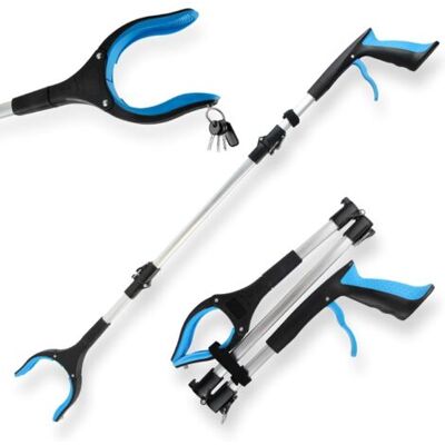 Barkbustersoutils De Ramassage, 110cm Pince Telescopique Objet En Aluminium Avec Tête Rotative 360° Poignée Ergonomique Et Embouts Magnétiques Pour La Collecte Des Déchets(bleu) - Publicité Barkbustersoutils De Ramassage, 110cm Pince Telescopique Objet En Aluminium Avec Tête Rotative 360° Poignée Ergonomique Et Embouts Magnétiques Pour La Collecte Des Déchets(bleu) - Publicité
