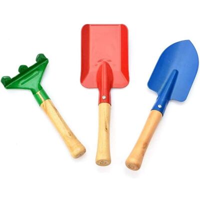 OEM 3 Pièces Outils De Jardin Pour Enfants Mini Pelle De Jardin Ensemble De Plantes Avec Manche En Bois Pelle Sûre Livrée Avec Petit Râteau, Pelle Et Truelle Ensemble De Jardin Pour Enfants - Publicité OEM 3 Pièces Outils De Jardin Pour Enfants Mini Pelle De Jardin Ensemble De Plantes Avec Manche En Bois Pelle Sûre Livrée Avec Petit Râteau, Pelle Et Truelle Ensemble De Jardin Pour Enfants - Publicité