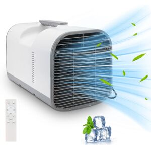 Gistuch - Rafraichisseur D'Air , Climatiseur Mobile, Humidificateur, Ventilateur, Ioniseur, Climatiseur Mobile Sans Évacuation, 4500btu - Publicité Gistuch - Rafraichisseur D'Air , Climatiseur Mobile, Humidificateur, Ventilateur, Ioniseur, Climatiseur Mobile Sans Évacuation, 4500btu - Publicité