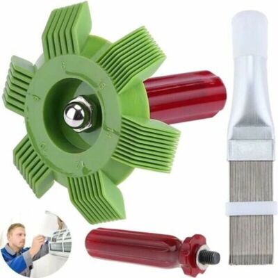 URSUS 2 Pièces Peigne De Climatiseur, Peigne À Ailettes, Peigne Condenseur Climatiseur, 2 Styles Radiateur Peigne Évaporateur Climatisation Outils, Convient Aux Peignes À Ailettes De Différents Pas - Publicité URSUS 2 Pièces Peigne De Climatiseur, Peigne À Ailettes, Peigne Condenseur Climatiseur, 2 Styles Radiateur Peigne Évaporateur Climatisation Outils, Convient Aux Peignes À Ailettes De Différents Pas - Publicité